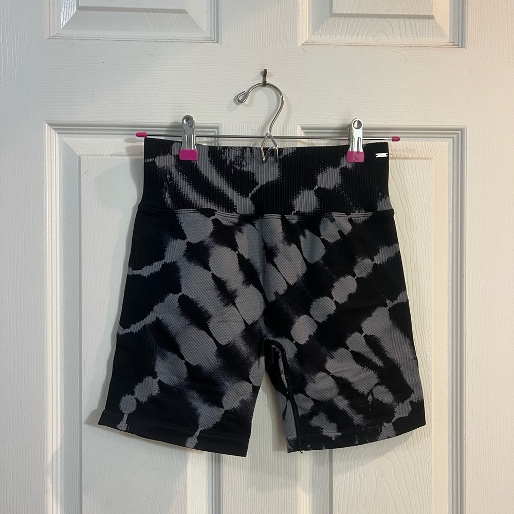 tie dye biker shorts